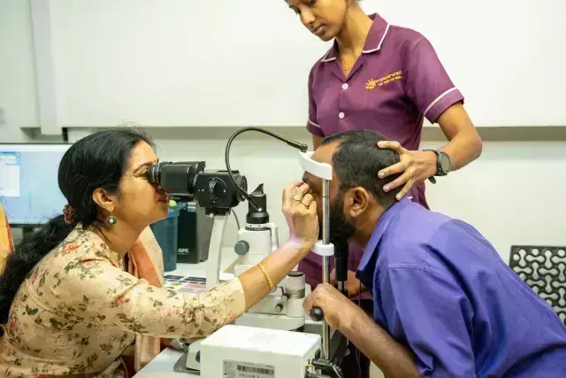 State-of-the-art sterile eye operation theatre at Kiranam Eye Hospital, Thrissur